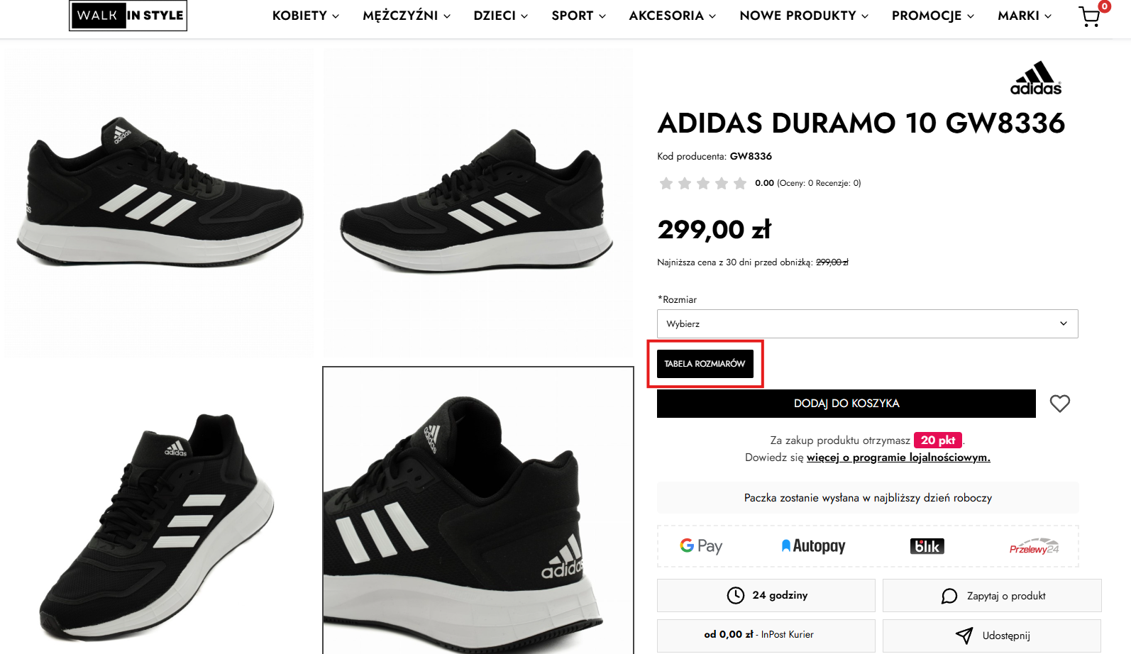 Gdzie znajduje się tabela rozmiarów na-Walk In Style